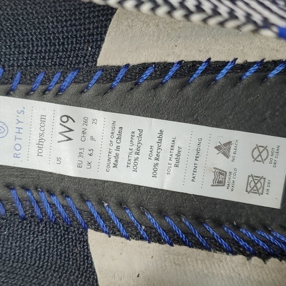 Rothys Womens Captoe Ballet Flats shoes sz 9 - Picture 15 of 16